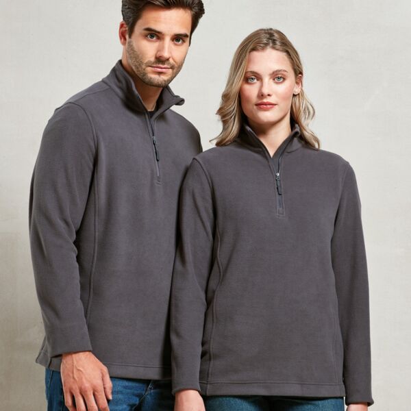 Premier Unisex Recyclight® 1/4 Zip Fleece Thumbnail