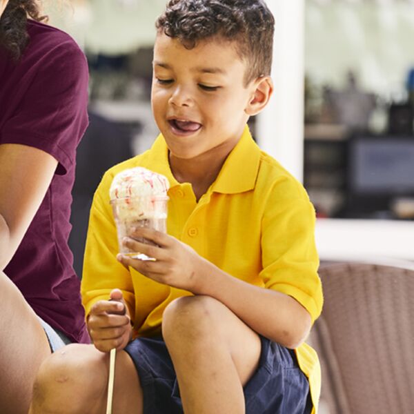 Fruit of the Loom Kids Poly/Cotton Piqué Polo Shirt Thumbnail