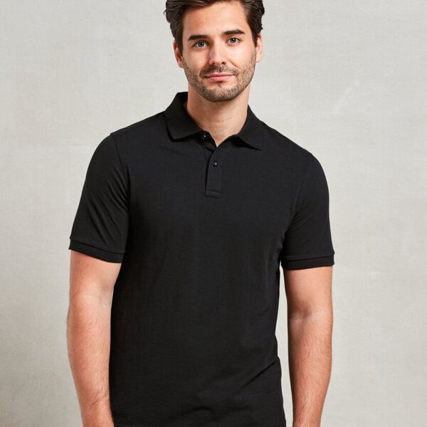 Unisex short sleeve polo shirt, powered by HeiQ Viroblock Thumbnail