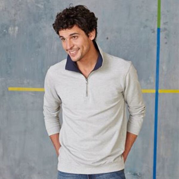 Trucker Zip Neck Sweat Thumbnail