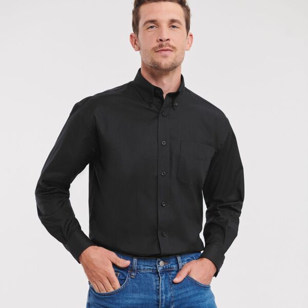 Long sleeve Oxford shirt Thumbnail