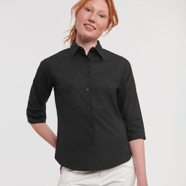 Women's 3/4 sleeve fitted shirt Thumbnail