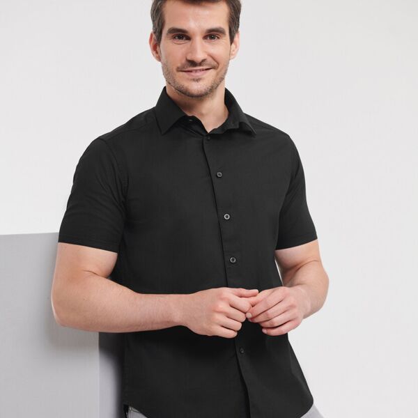 Short sleeve Easycare fitted shirt Thumbnail