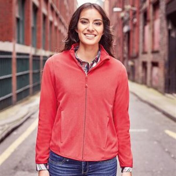 Women's full zip fitted microfleece Thumbnail