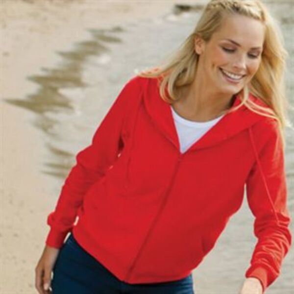 Tagless - Women's Organic Hooded Sweat Jacket Thumbnail