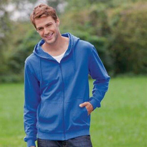 Tagless - Men's Organic Hooded Sweat Jacket Thumbnail