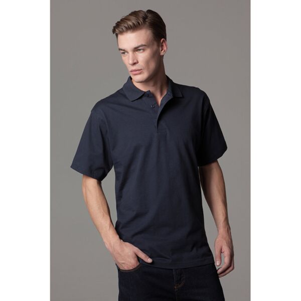 Jersey knit collar polo Thumbnail