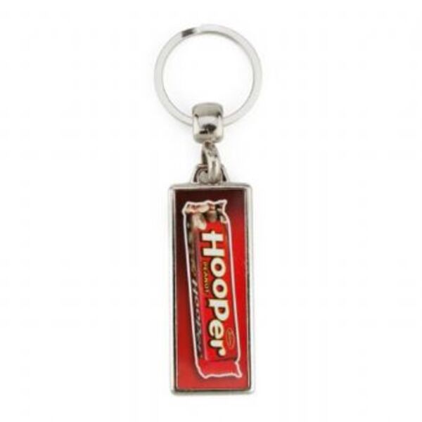 Metal 18 x 50mm Rectangular Insert Keyring Thumbnail