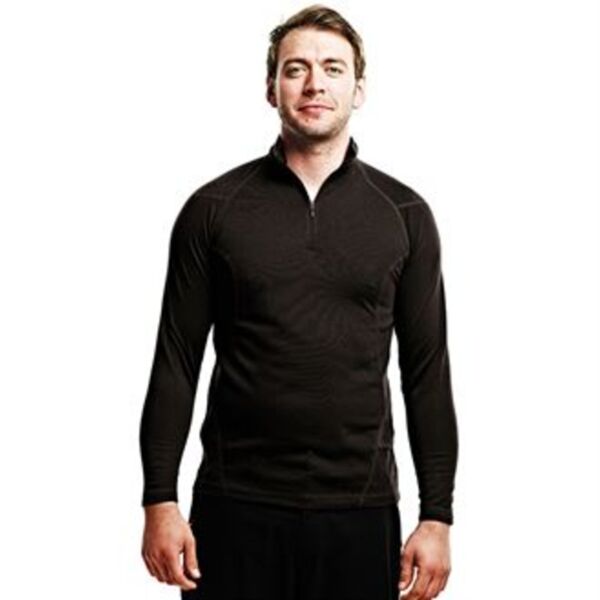Premium Long Sleeve Base Layer Zip Neck Thumbnail