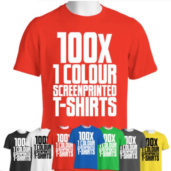 BULK DEAL - FULL CUT TEE ( 1 colour print ) Thumbnail