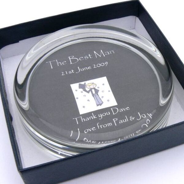 Personalised Paper weight 90MM Thumbnail