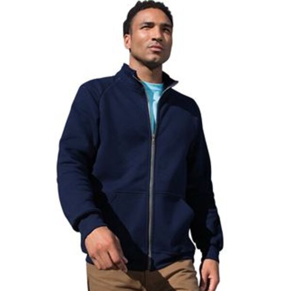 Premium cotton full zip jacket Thumbnail