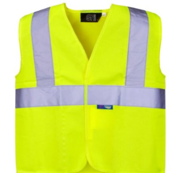 Hi Vis Junior / kids Vest ( Supertouch ) Thumbnail