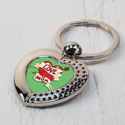 Heart Shaped Key Ring ( Photo only ) Thumbnail