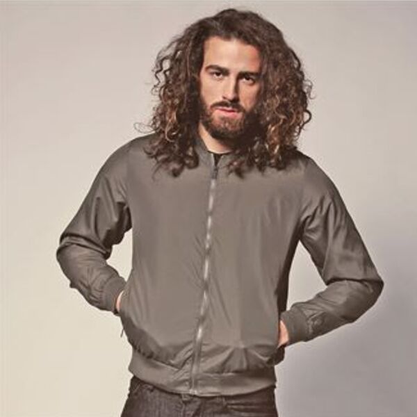 Sanjay - Bomber jacket with ribbed cuff Thumbnail