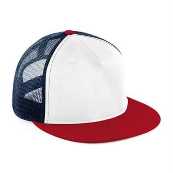 Signature 5 panel mesh snapback Thumbnail