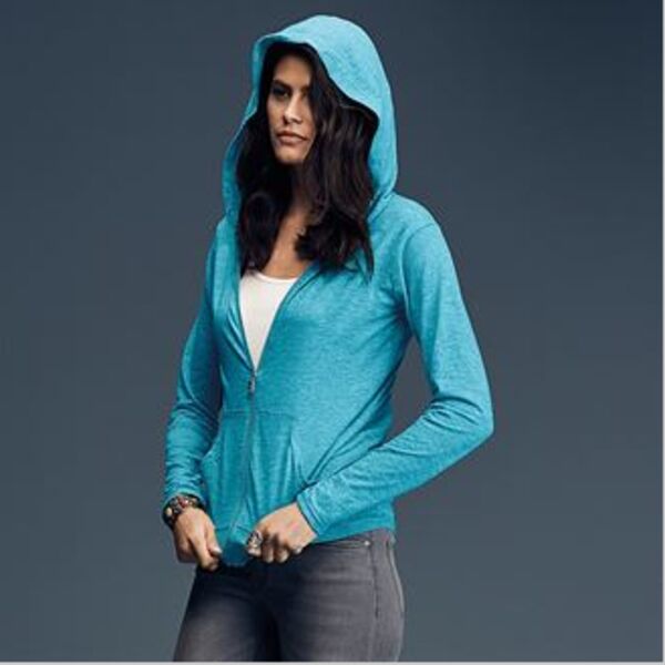 Anvil women's triblend full-zip hooded  Thumbnail