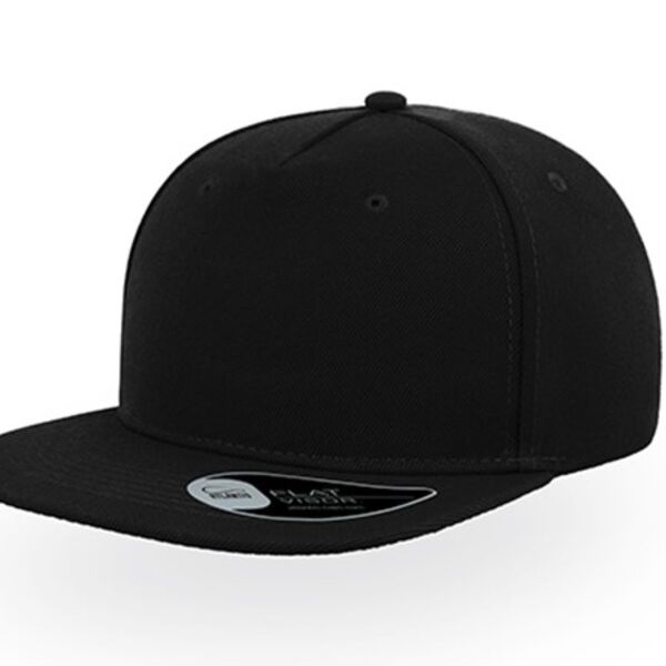 Atlantis Snapback Five Flat Visor 5 Panel Cap Thumbnail