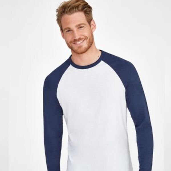 SOL'S Funky Contrast Long Sleeve T-Shirt Thumbnail